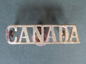 Canada Post WW1 Overseas Shoulder Title
