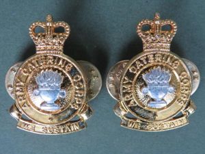 British Army, Army Catering Corps Officer's Post 1972 Collar Badges