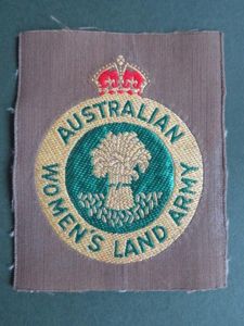 Australia WW2 Australian Women's Land Army Patc