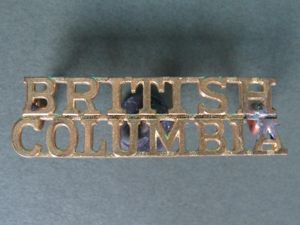 Canada Army Post WW2 The British Columbia Regiment Regiment Shoulder …