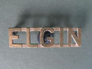 Canada Army 1937-1942 The Elgin Regiment Shoulder Title