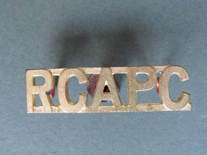 Canada Army Post WW2 Royal Canadian Army Pay Corps Shoulder …