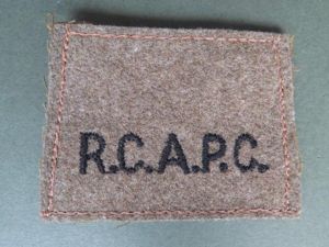 Canada Army WW2 Royal Canadian Army Pay Corps 'Slip On' …