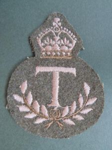 Canada WW2 1st Class 'T' Trade Badge