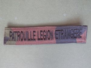 France Foreign Legion 'Patrouille Legion Entrangere' Title