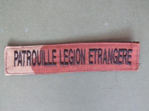 France Foreign Legion 'Patrouille Legion Entrangere' Title