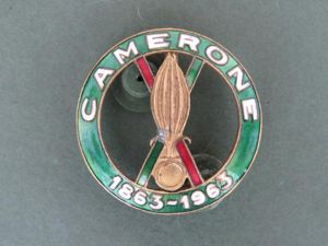 France Foreign Legion Veterans Association 'CAMERONE 1863-1963 Badge