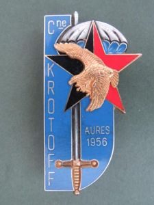 France Airborne Captain 'KROTOFF' Promotion Crest