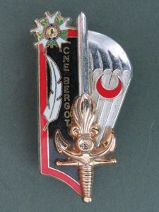 France Foreign Legion Captain 'BERGOT' Promotion Crest