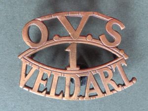 South Africa Army 1930's 1st (Bloemfontein) Battery, Orange Free State, …