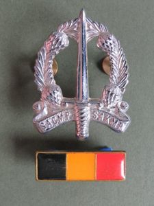 South Africa Army 'Military Police' Beret Badge & Beret Bar