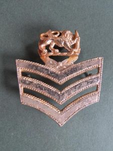 Rhodesia British South Africa Police 1970-1980 1st Class Staff Sergeant …