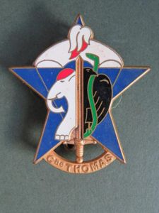France Foreign Legion 'Capt THOMAS' 1989 Promotion Crest