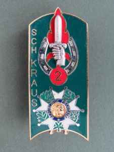 France Foreign Legion 'SCH KRAUS' Promotion Crest