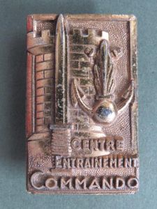 France Army C.E.C. 'Commando Training Center' Pocket Crest