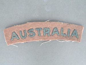 Australia Army WW2 Shoulder Title