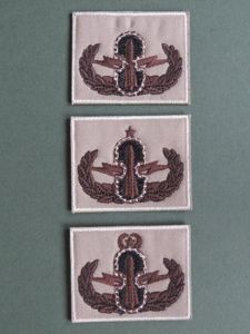 Greece Army EOD Qualification Badges, Basic, Senior & Master