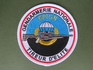 France Gendarmerie Nationale ESCADRON PARACHUTISTE D'INTERVENTION 'SNIPER' Shoulder Patch
