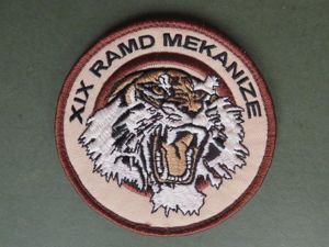 Malaysia Army Armoured Corps 'XIX RAMD MEKANIZE' (19 Battalion) Shoulder …