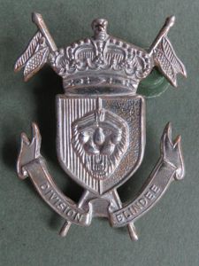 Belgium Army '16th Armoured Division' Cap Badge