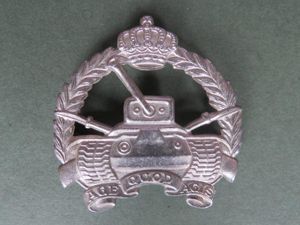 Belgium Army '1st Heavy Tank Regiment' NCO's Beret Badge