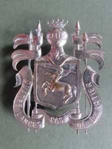 Belgium Army '4th Lancers' Regiment Beret Badge