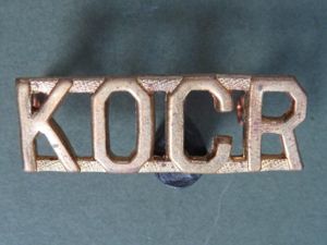 Canada Army The King's Own Calgary Regiment Shoulder Title