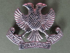 India Army Post 1947 '61st Cavalry' Headdress Badge
