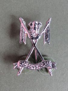 India Army Post 1947 '4th Horse' (Hodson's Horse) Headdress Badge
