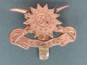 Pakistan Army Post 1947 '31st Cavalry' Headdress Badge