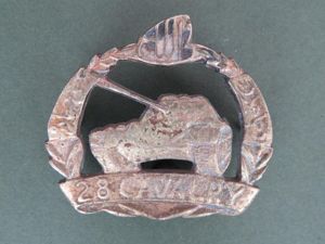 Pakistan Army Post 1947 '28th Cavalry' Headdress Badge