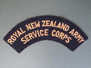 New Zealand Royal New Zealand Army Service Corps Shoulder Title