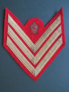 Sri Lanka Army 'Staff Sergeant' Rank Badge