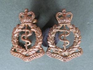 Rhodesia & Nyasaland Medical Corps Collar Badges