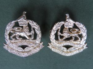 Rhodesia Army Military Police Collar Badges