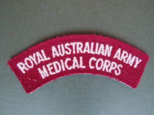 Australia Army Royal Australian Medical Corps Shoulder Title