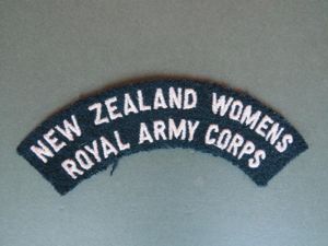New Zealand Womens Royal Army Corps Shoulder Title