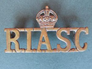 Commonwealth Forces Pre 1947 Royal India Army Service Corps Shoulder …