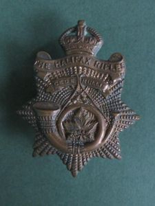 Canada Army The Halifax Rifles Cap Badge