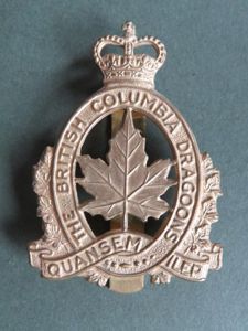 Canada Army The British Columbia Dragoons Regiment 1958 to Unification …