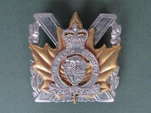 Canada Army The Perth Regiment Cap Badge