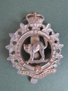 Canada Army The Ontario Regiment (Royal Canadian Armoured Corps) Cap …