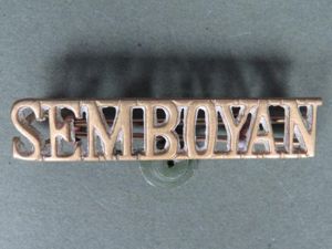 Malaysia Army Regiment Semboyan Diraja (Royal Signals Regiment) Shoulder Title