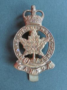 Canada Army Pre Unification The Royal Montreal Regiment Cap Badge