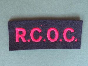 Canada Army Royal Canadian Ordnance Corps Shoulder Title