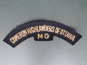 Canada The Cameron Highlanders of Ottawa Shoulder Title