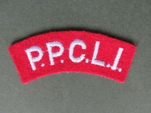 Canada Army Princess Patricia's Canadian Light Infantry Shoulder Title