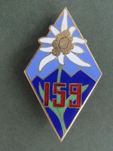 France Army 159° Régiment d'Infanterie Alpine Pocket Crest