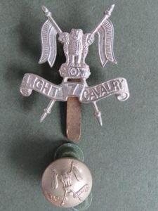 India Army Post 1947 7th Light Cavalry Headdress Badge and …