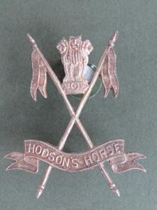 India Army Post 1947 4th Horse 'Hodson's Horse' Officer's Headdress …